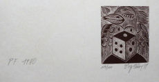 Olga Čechová - 3 x Ex libris , PF 1980, Kresba Ptáček (6).JPG