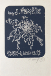 Vaclav Houf - Ex libris Ing. J. Zemcik