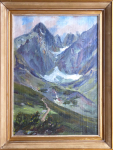 Simkova Elgrova Milena - Mountain landscape with glacier